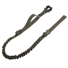 K9 Thorn Kong Frog Leine mit Ruckdämpfer, oliv, 150 cm