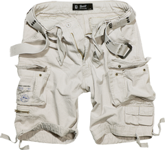 Brandit Savage Vintage Shorts, weiß
