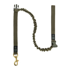 K9 Thorn Leine mit Ruckdämpfer, oliv, 150 cm