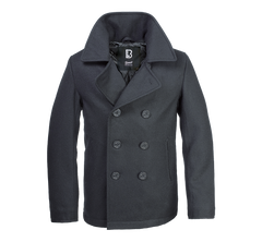 Brandit Pea Coat men's coat, black