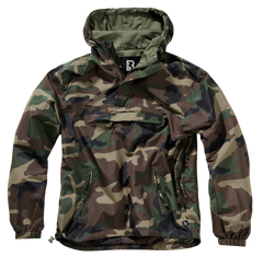 Brandit Summer Windbreaker Jacke, Woodland