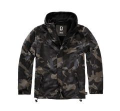 Brandit Windbreaker jakna Frontzip, Darkcamo