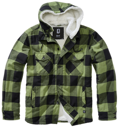 Brandit Lumber kapuzenjacke, schwarz/oliv