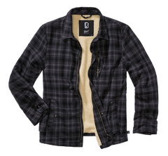 Brandit Classic Sherpa Jacke, anthra-schwarz