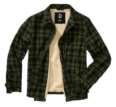 Brandit Classic Sherpa Jacke, oliv-schwarz