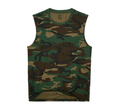 Brandit Ärmelloses T-shirt, Woodland