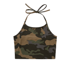 Brandit Neckholder Tanktop, dark camo