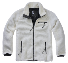 Brandit Teddyfleece Fleecejacke, weiß