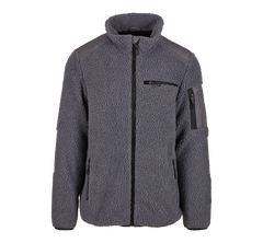 Brandit Ramble Herren-Fleecejacke Teddyfleece, anthrazit