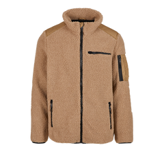 Brandit Ramble Herren-Fleecejacke Teddyfleece, camel
