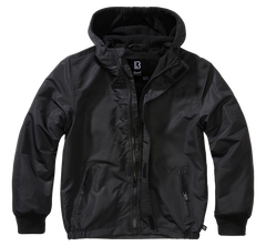 Brandit Windbreaker Frontzip Kinderjacke, schwarz