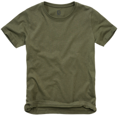Brandit Kinder-T-Shirt mit kurzen Ärmeln, oliv