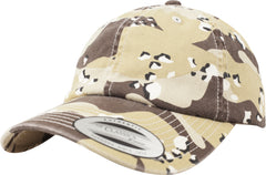 Brandit Low Profile Camo Kappe mit gewaschenem Effekt, 6-Farben Wüste