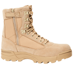 Brandit taktische Schuhe mit Reißverschluss, Camel