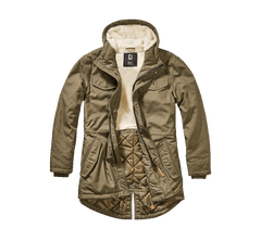 Brandit Marsh Lake teddyparka, olivno zelena