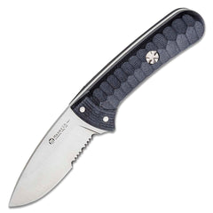 Maserin Messer Sax 440C SAW BLADE cm 19 G10 schwarz