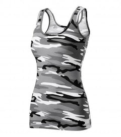Malfini Camouflage damen Top, grau 180g/m2