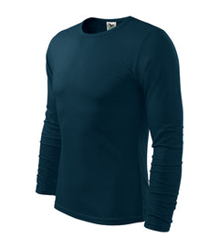 Malfini Fit-T langärmliges T-shirt 160g/m2, dunkelblau