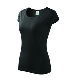 Malfini Pure Damen-T-Shirt 150g/m2, schwarz