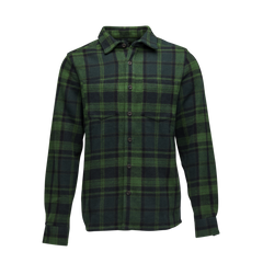Black Diamond Project Heavy Flannel Herren Flanellhemd, palm green-anthracite plaid
