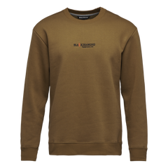 Black Diamond Heritage Wordmark Herren-Sweatshirt, dark curry