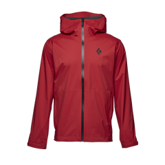 Black Diamond Stormline Stretch Rain Shell wasserdichte Herrenjacke, carmine
