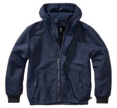 Brandit Frontzip Windbreaker Kinderjacke, marineblau