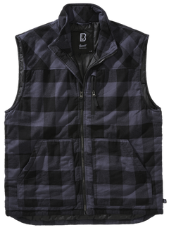 Brandit Lumber-Weste, schwarz/grau