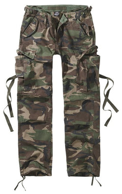 Brandit M-65 Damenhose, Woodland