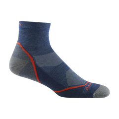 Darn Tough Light Hiker 1/4 Lightweight κάλτσες πεζοπορίας με ενίσχυση, Denim
