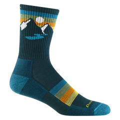 Darn Tough Sunset Ridge Micro Crew Lightweight Wandersocken mit Dämpfung, Bottle