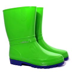 Demar RAINNY Damen-Arbeitsgummistiefel, neongrün