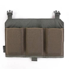 Emersongear Panel für drei M4 Magazine auf taktischer Weste, laubgrün 500D