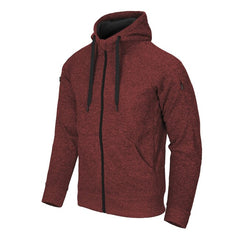 Helikon-Tex Covert taktische Kapuzenjacke (FullZip) - Melange Rot