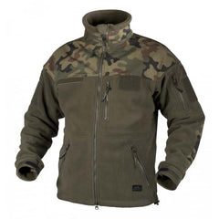 Helikon Infantry Fleecejacke, olivgrün/woodland