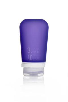 Humangear GoToob+ Silicone Travel Bottle, Purple, 100ml
