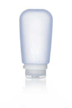 Humangear GoToob+ Silikon-Reiseflasche/Becher 177 ml, blau