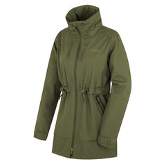 HUSKY Nevr ženski hardshell plašč, temno khaki