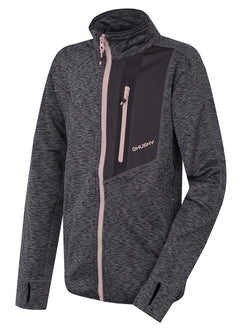 HUSKY Ane K Kinder-Sweatshirt mit Reißverschluss, dunkelgrau