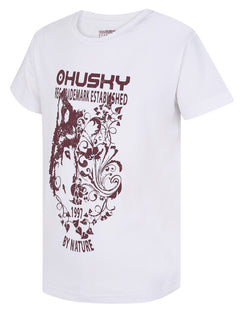 HUSKY Tash K Kinder-Funktions-T-Shirt, weiß