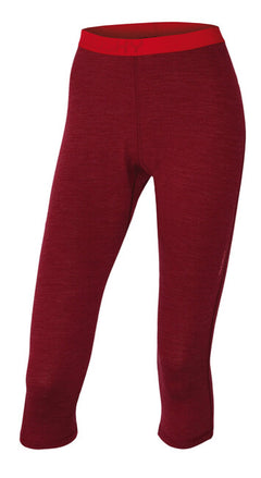 HUSKY Merino Damen-Thermounterwäsche 3/4-Hose, dunkles Ziegelrot