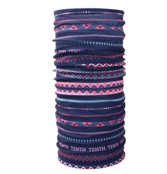 HUSKY Multifunktions- Tuch Printemp pink triangle stripes, UNI