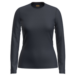 Icebreaker 200 Oasis Damen Thermo-Langarm-T-Shirt, dunkelblau