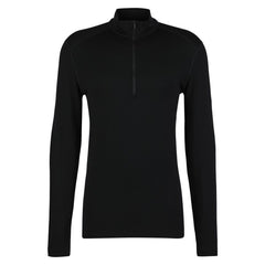 Icebreaker 260 Tech Herren-Thermo-Sweatshirt mit Reißverschluss, schwarz