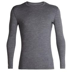 Icebreaker 200 Oasis Herren-Thermo-Langarmshirt, grau