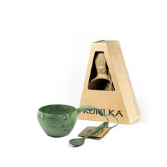 Kupilka Becher mit Löffel, 210 ml, grün