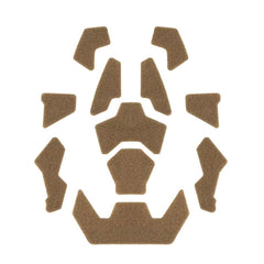 Leguon Klettverschluss-Set für Helm Patch, coyote