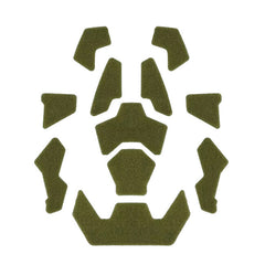 Leguon Klettverschluss-Set für Helm Patch, olivgrün