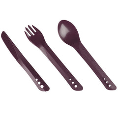 Lifeventure Kunststoff- Besteck Ellipse Cutlery Set, fialova