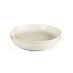 LIGHT MY FIRE RamenPlate komplet za čiščenje iz bioplastičnega krožnika 4 kos, kremasta